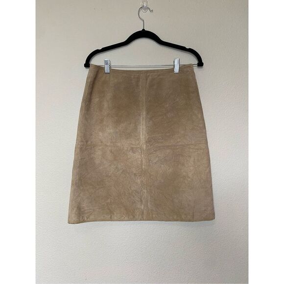 Frenchi Leather Skirt - Picture 1 of 7